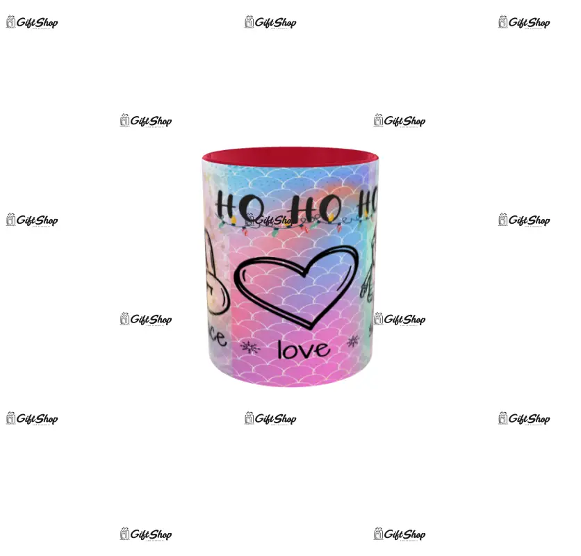 Ho ho ho pace love santa, cana ceramica, 330ml, model cgs1775